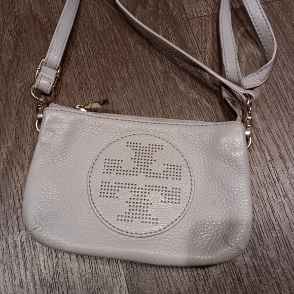 Tory Burch Light Gray Crossbody Bag - Picture 2 of 6